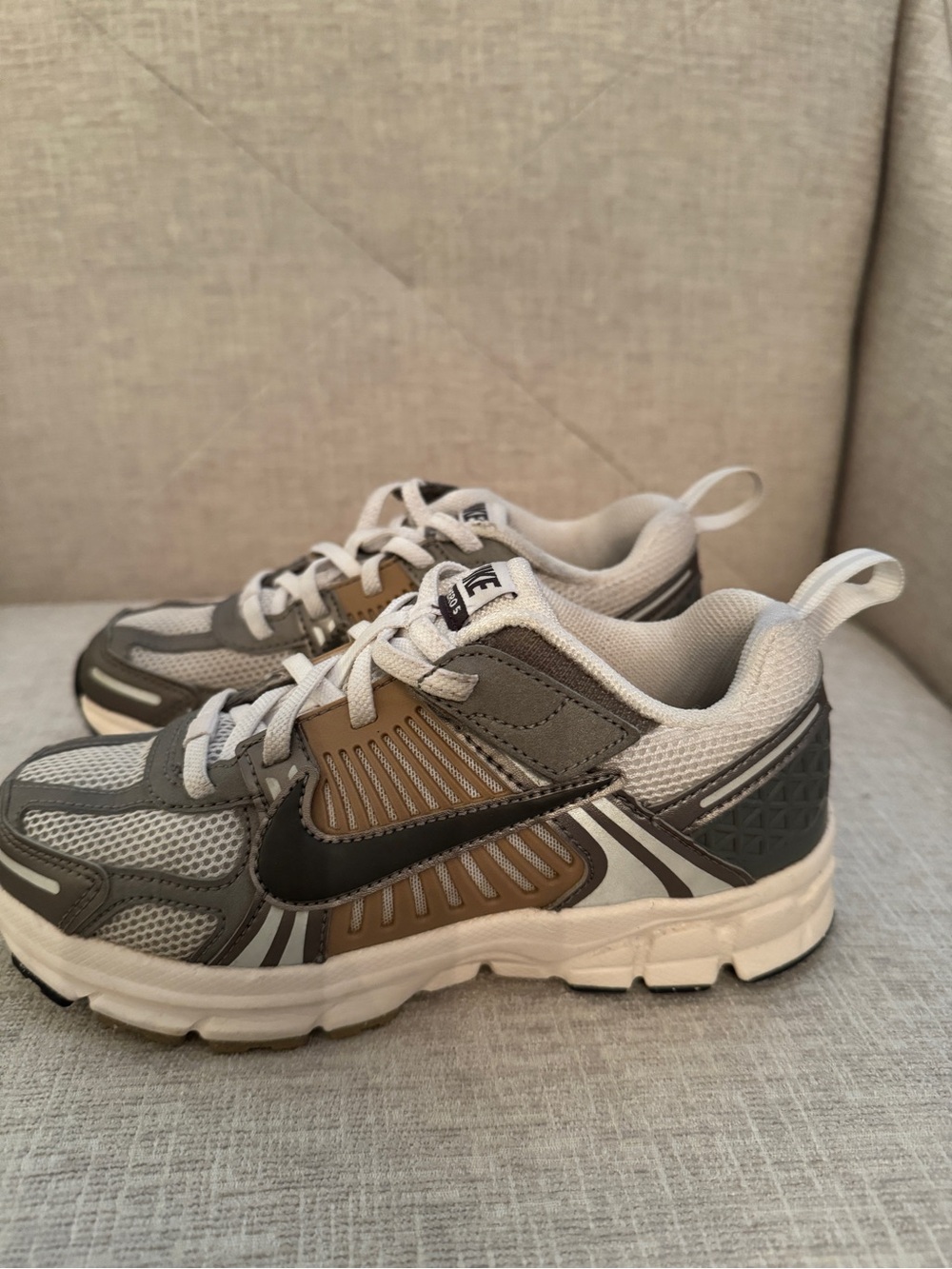 Nike Kids Grey, Brown and Black Athletic Sneakers